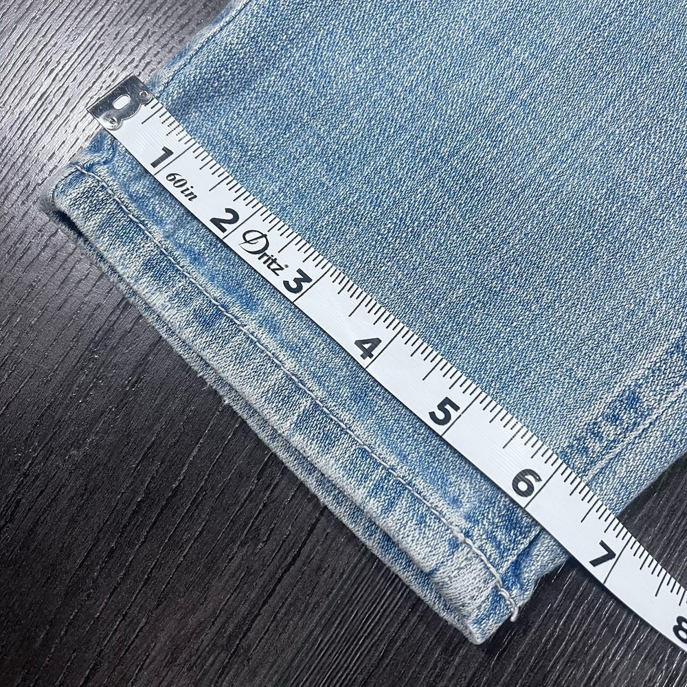 Cosmic Blue Love‎ Jeans Womens Size 32 Blue Light Wash Denim 30x28 Blue Stretch - Picture 6 of 8
